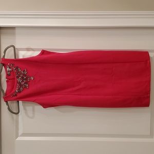 PINK JENNIFER LOPEZ SHIFT DRESS - SIZE 6